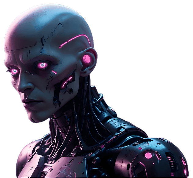 Futuristic AI Robot